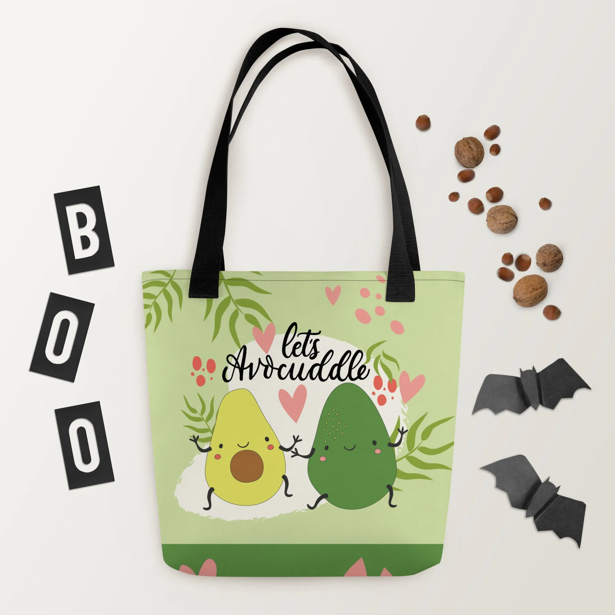 Lets Avocuddle Tote Bag