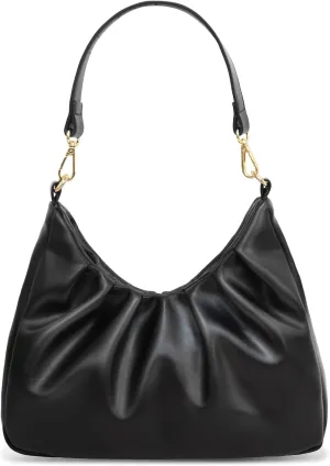 LIVACASA Shoulder Bags for Women, Cute Soft Small Clutch Purses,PU Leather Hobo Crossbody Tote Dumpling Bags with Pockets