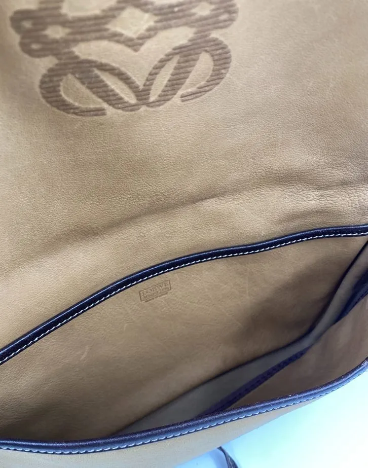 Loewe Vintage Suede Crossbody Bag