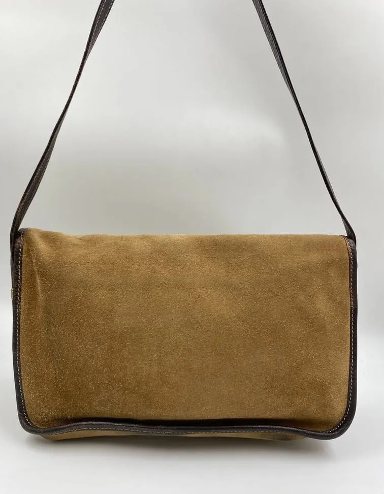 Loewe Vintage Suede Crossbody Bag