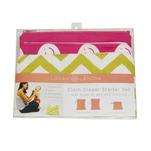 Logan   Lenora Cloth Diaper Starter Set