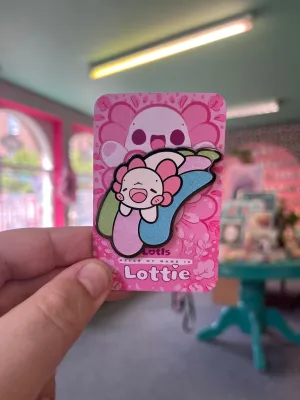 Lottie The Lotl Over Rainbow - Enamel Pin