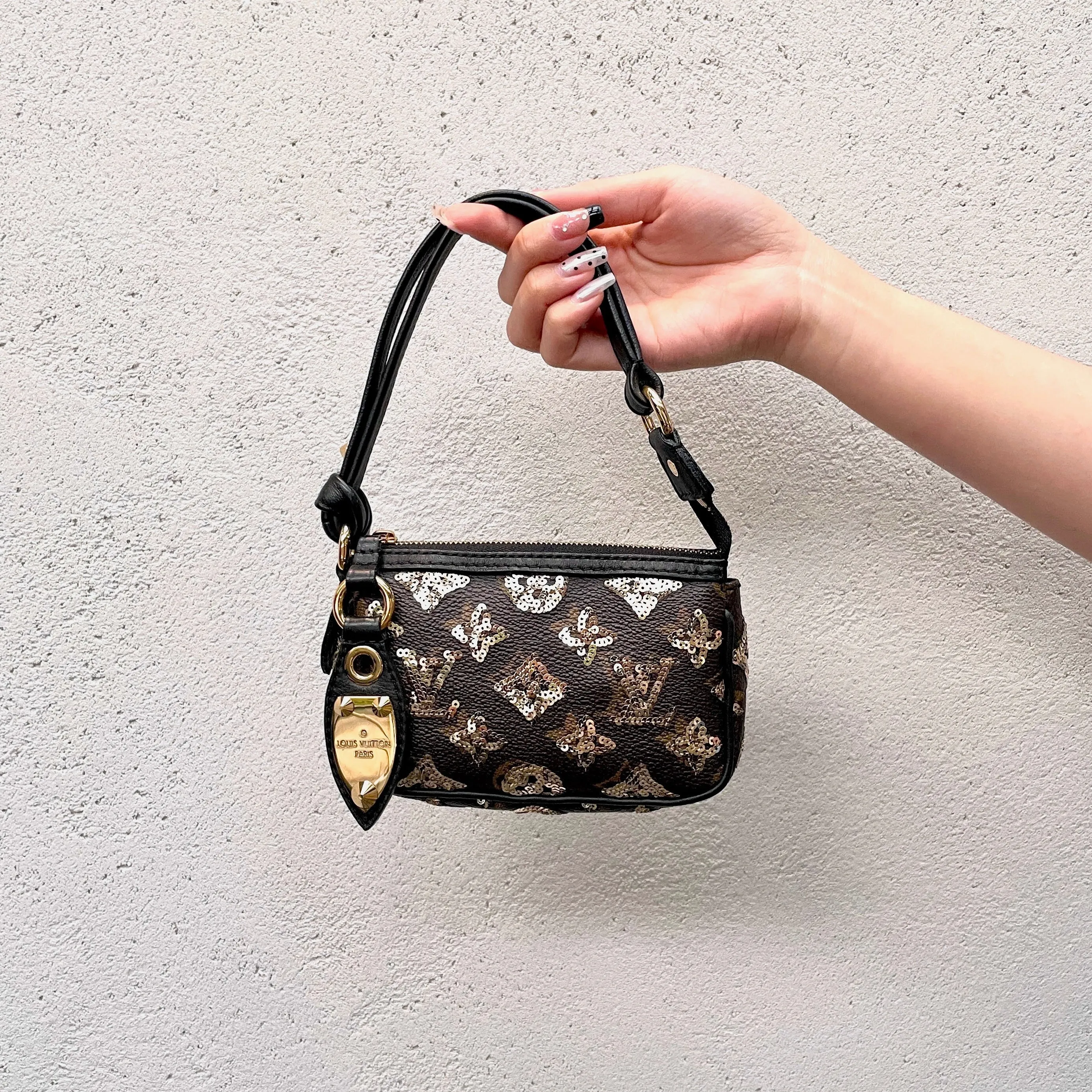 Louis Vuitton Monogram Eclipse Pochette Accessory/2009-10Fw Collection M60125