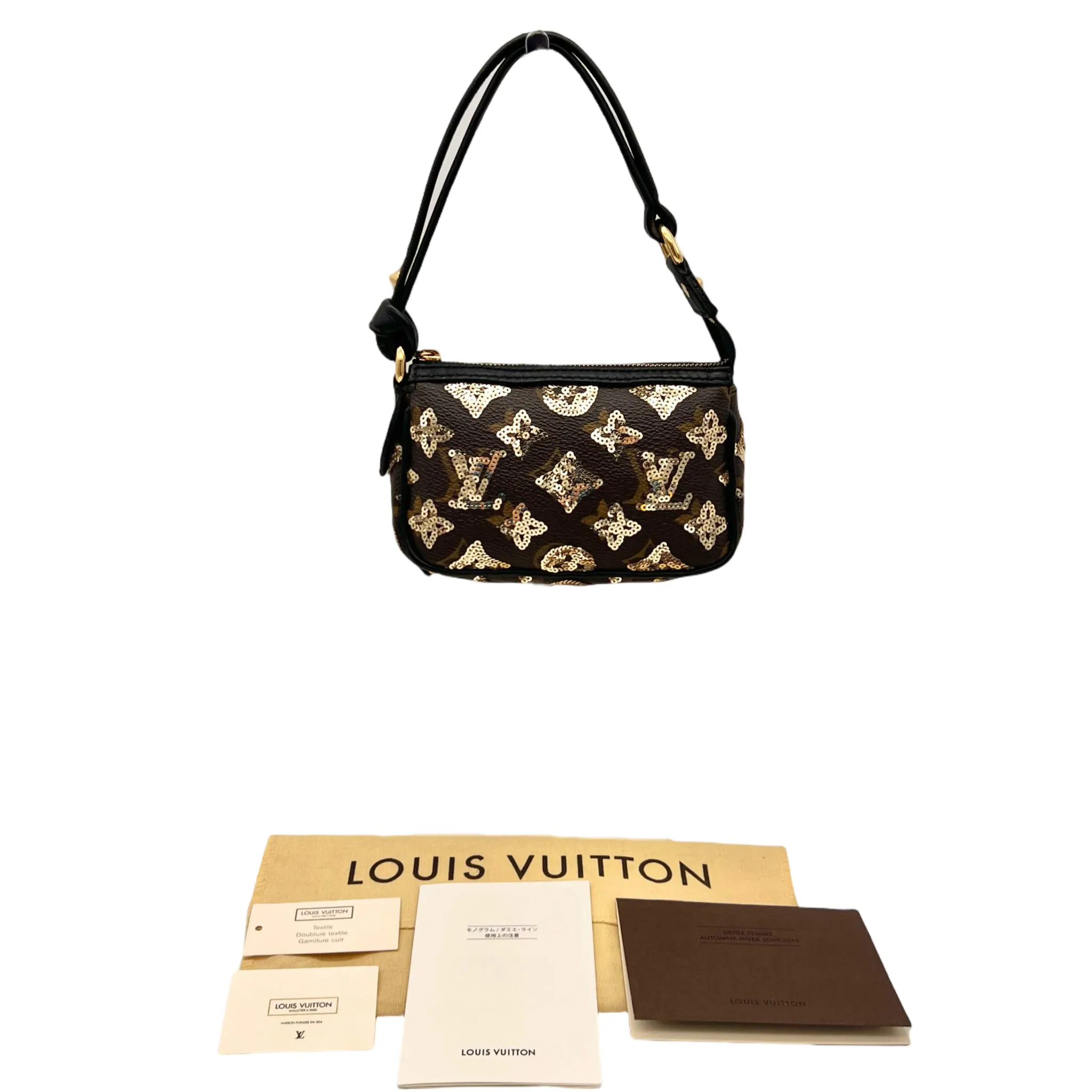 Louis Vuitton Monogram Eclipse Pochette Accessory/2009-10Fw Collection M60125
