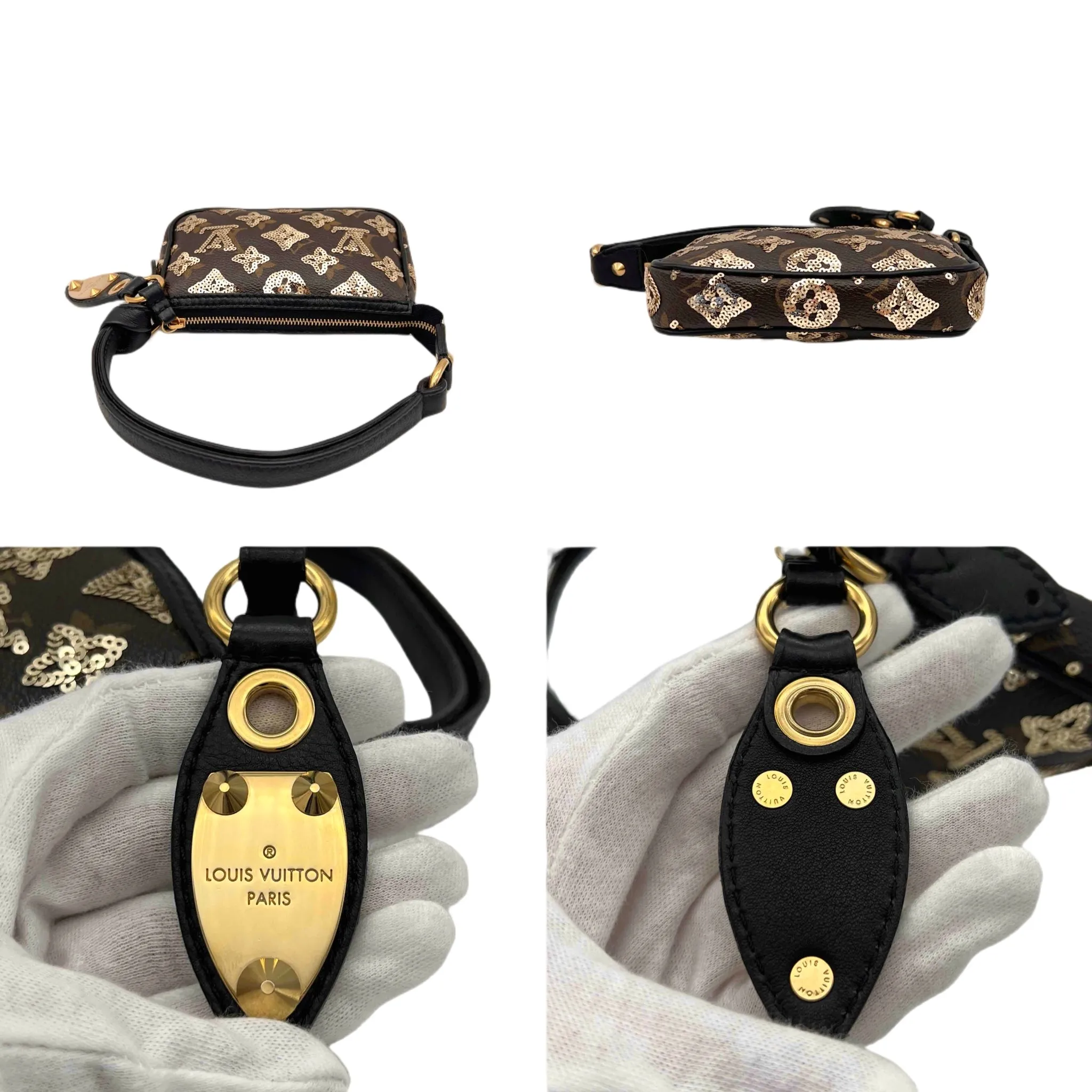 Louis Vuitton Monogram Eclipse Pochette Accessory/2009-10Fw Collection M60125