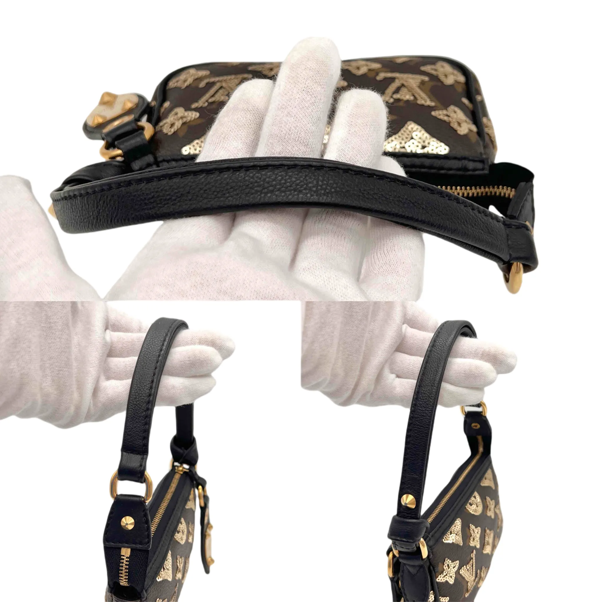 Louis Vuitton Monogram Eclipse Pochette Accessory/2009-10Fw Collection M60125