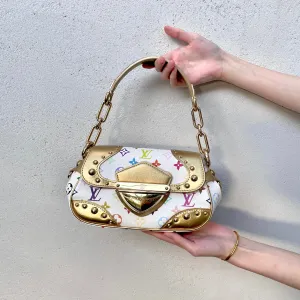 Louis Vuitton Monogram Multicolor White Marine M40206 Shoulder Bag