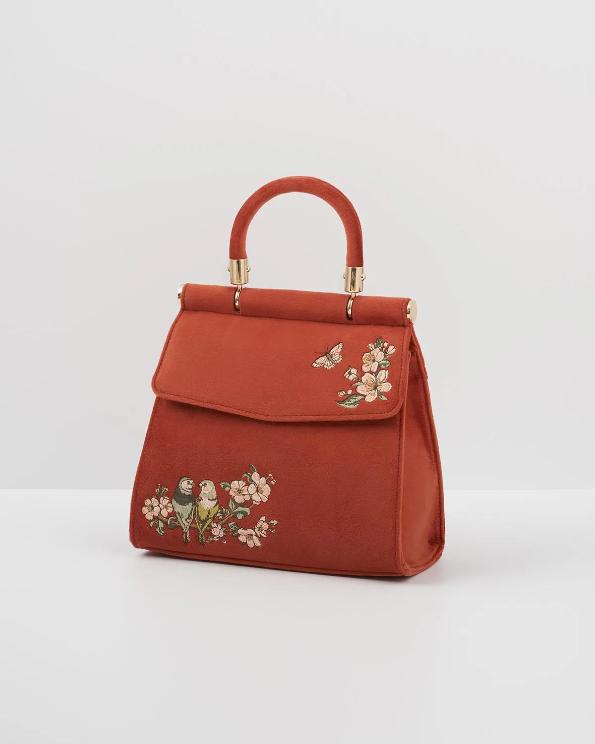 Lovebirds Mini Top Handle Tote