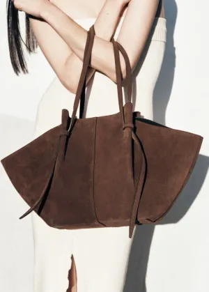 Luxe Suede Tote Bag