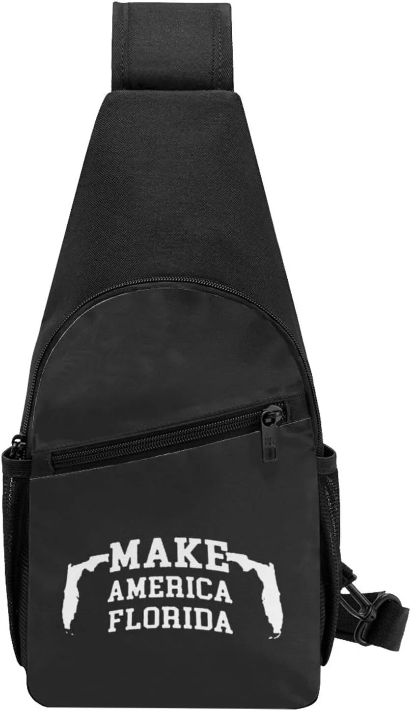 Make America Florida Chest Pack Leisure Shoulder Crossbody Chest Bag