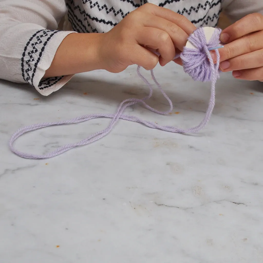 Make Your Own Pom Pom Ballerina Peg Doll Kit