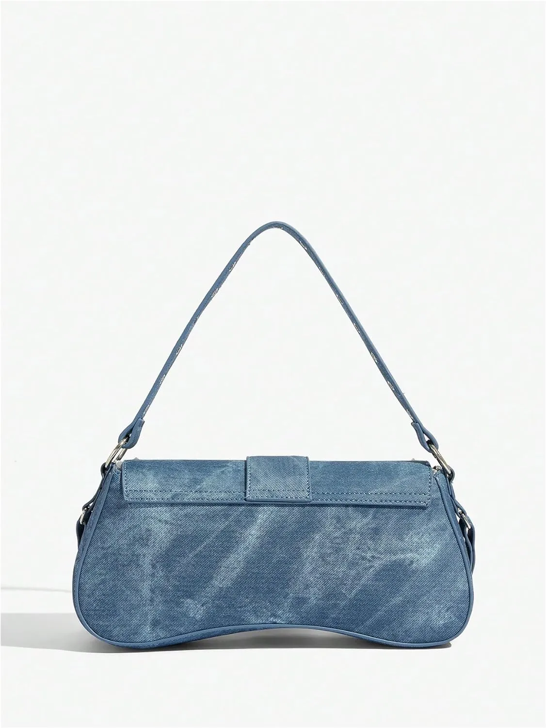 MakeMeChic Women's Shoulder Bags Y2K PU Leather Clutch Small Purse Hobo Bags