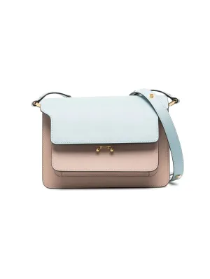 Marni Beige & Blue Medium Trunk Bag