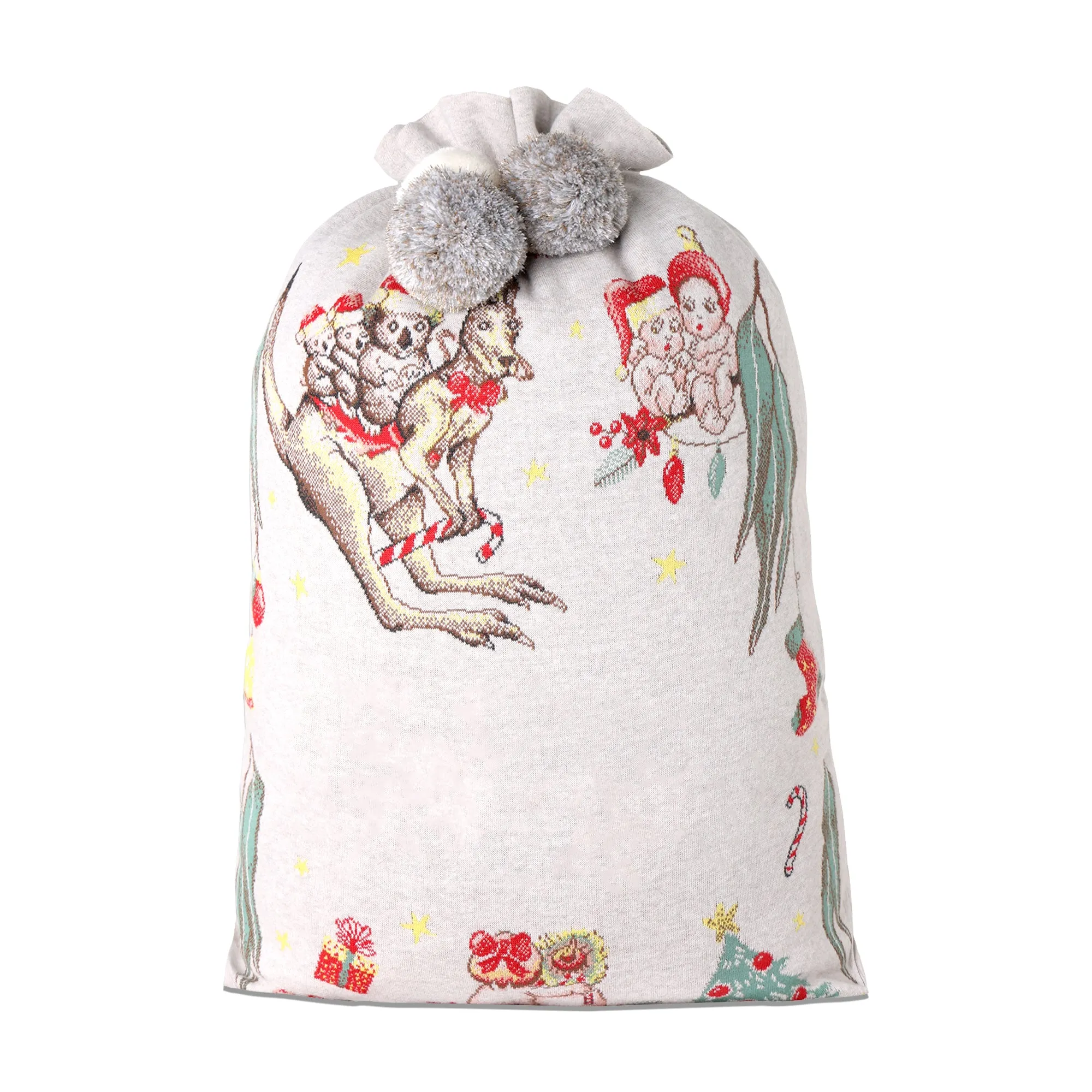 May Gibbs Santa Sack - Stone Marl