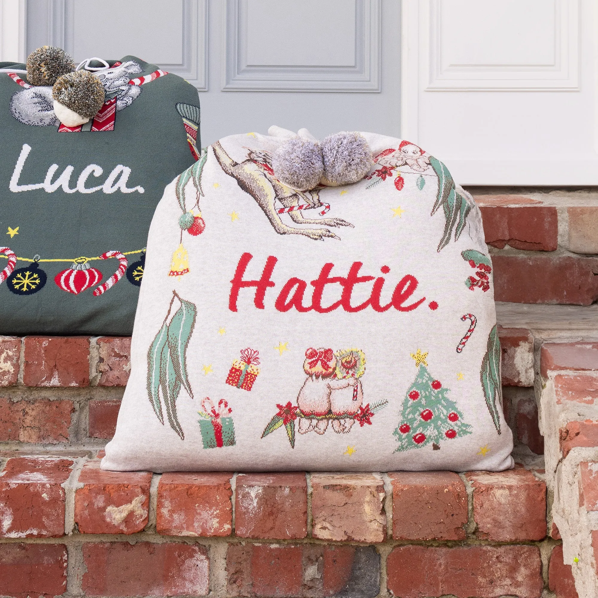 May Gibbs Santa Sack - Stone Marl