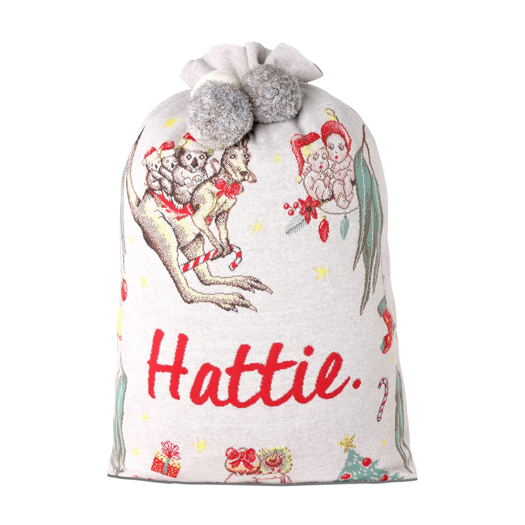 May Gibbs Santa Sack - Stone Marl