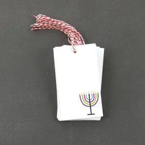 Menorah Gift Tags