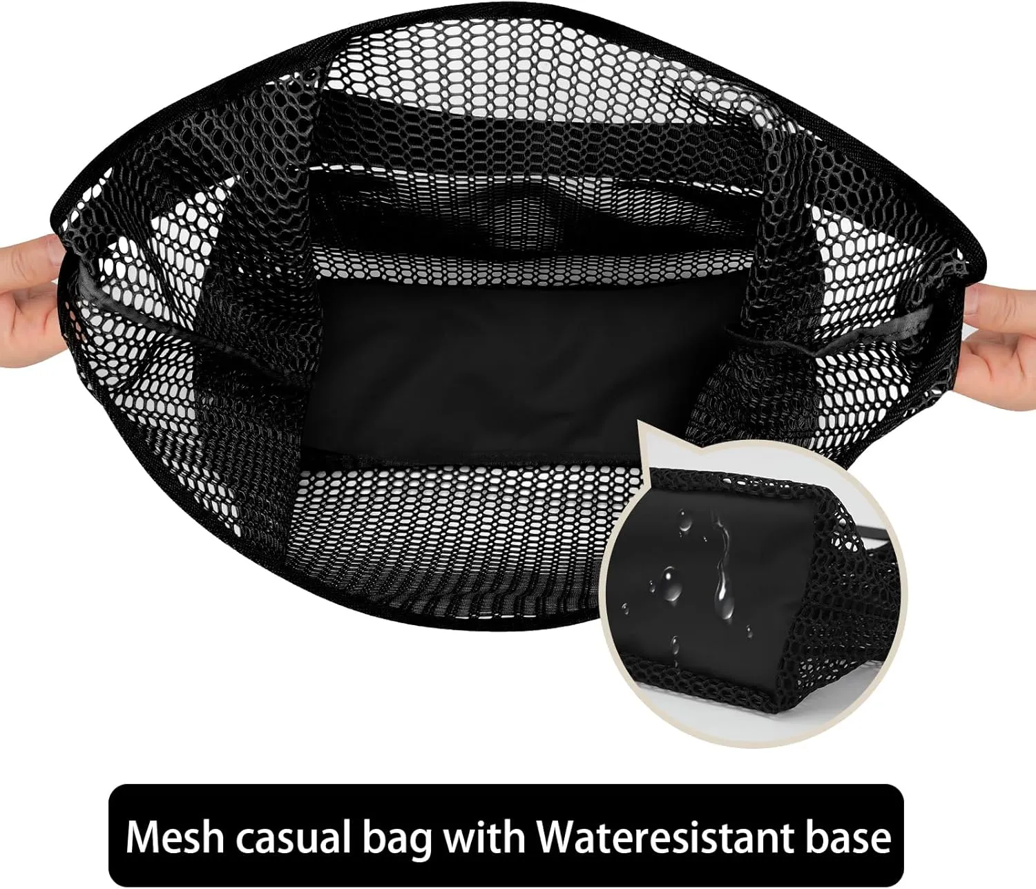 Mesh Beach Bag, Summer Beach Tote Bags for Women, Soft Casual Crochet Bags for Vacation Shopping Swimming Pools Travel