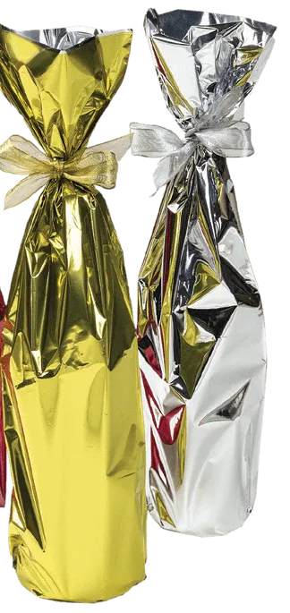 Metallic Bottle Bags