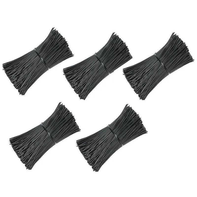 Metallic Twist Ties Plastic Cable Cord Ties Reusable Packaging Wire Candy