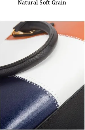 Minimalist and Versatile Casual Women's Bag - Fashionable Color Clash Crossbody Bag with Large Capacity