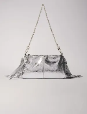 Miss m leather clutch bag