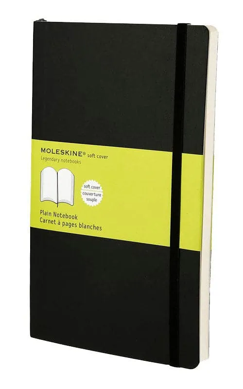 Moleskine A5 Soft Notebook Plain