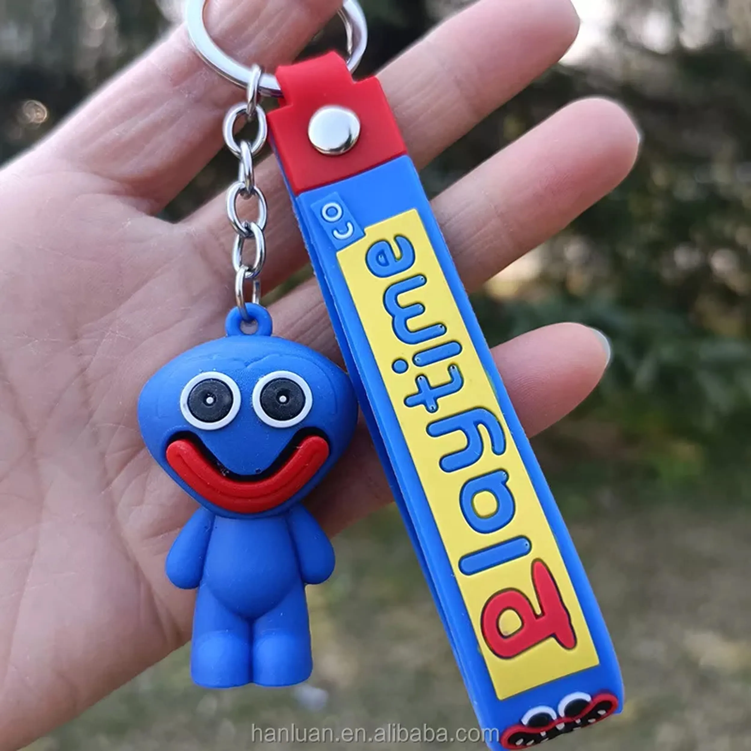 Monster Poppy Smiley Keychains