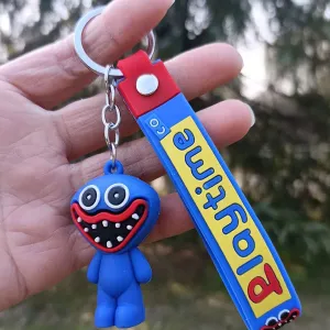 Monster Poppy Smiley Keychains