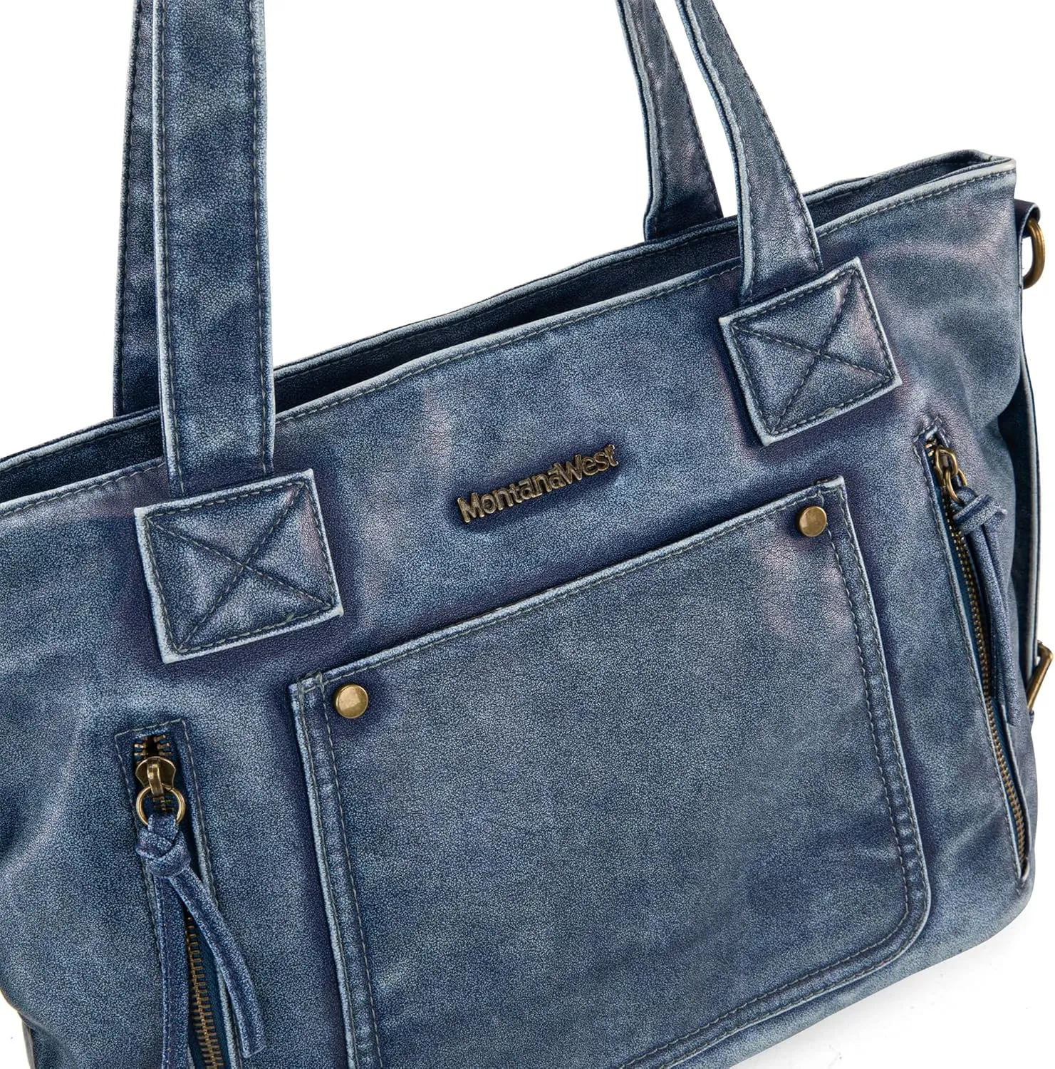 Montana West Washed Leather Hobo Bags for Women Roomy Handbags with Crossbody Strap