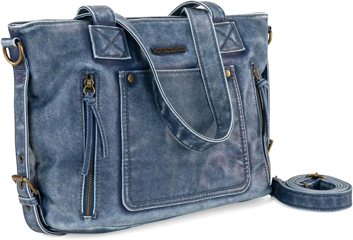 Montana West Washed Leather Hobo Bags for Women Roomy Handbags with Crossbody Strap