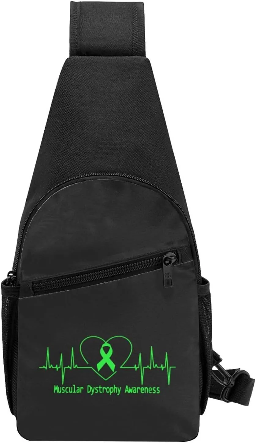 Muscular Dystrophy Awareness Chest Pack Leisure Shoulder Crossbody Chest Bag