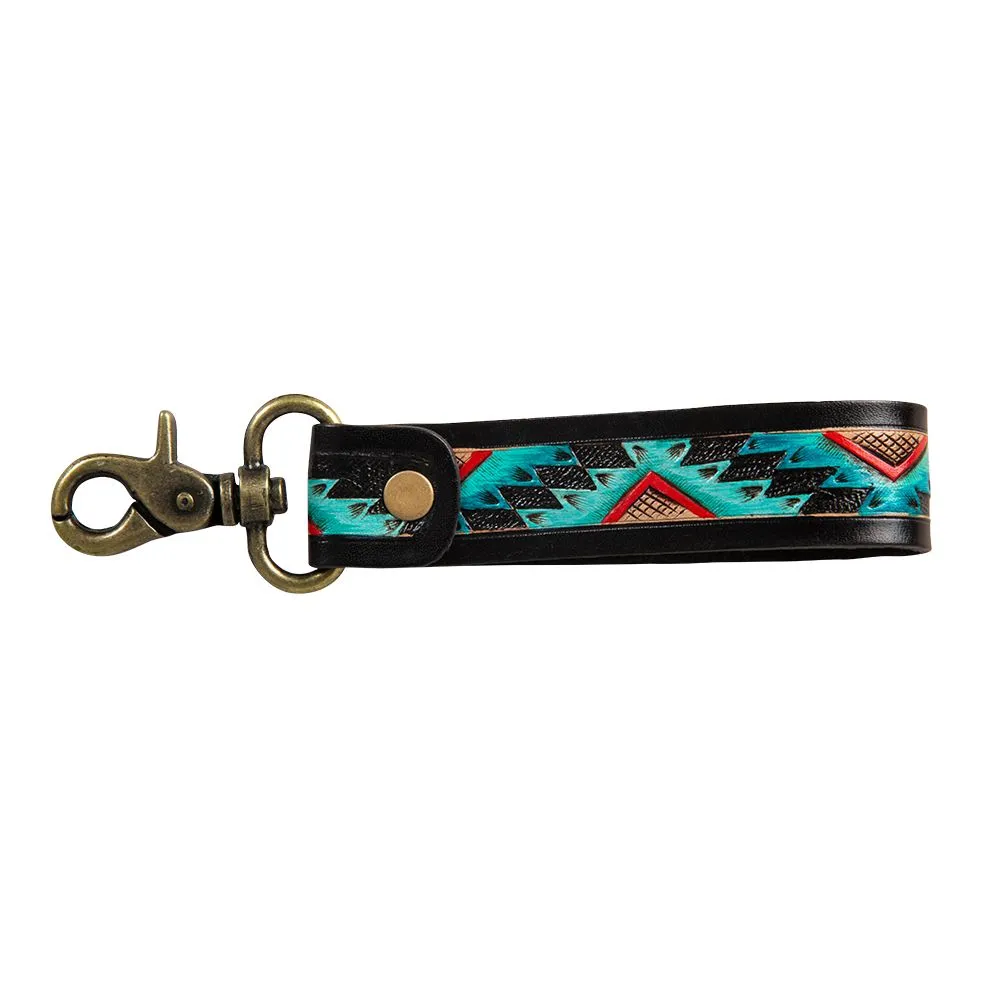 Myra Bag Mesa Verde Hand-Tooled Key Fob S-7545