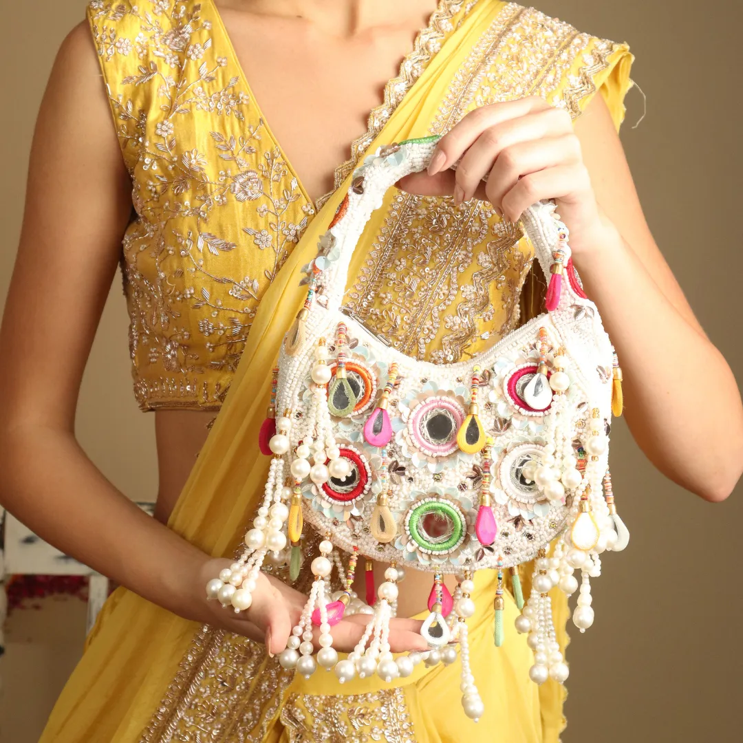 Nakhra Ethnic Handbag with Tassels