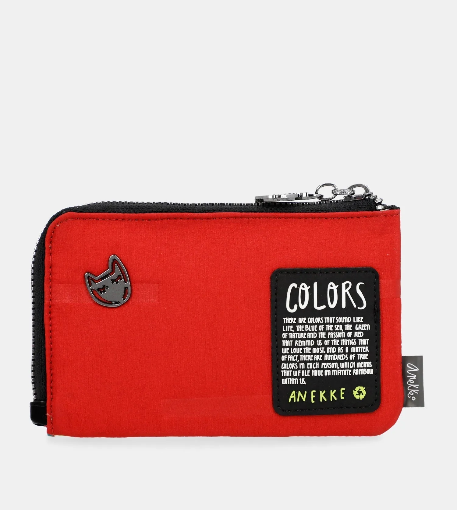 Nature Colors red coin purse with red wallet