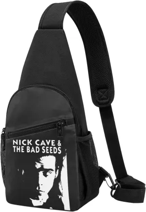 Nick Music Cave Crossbody Bag for Women Men Travel Small Shoulder Bags Waterproof Sling Backpack Hiking Chest Pack