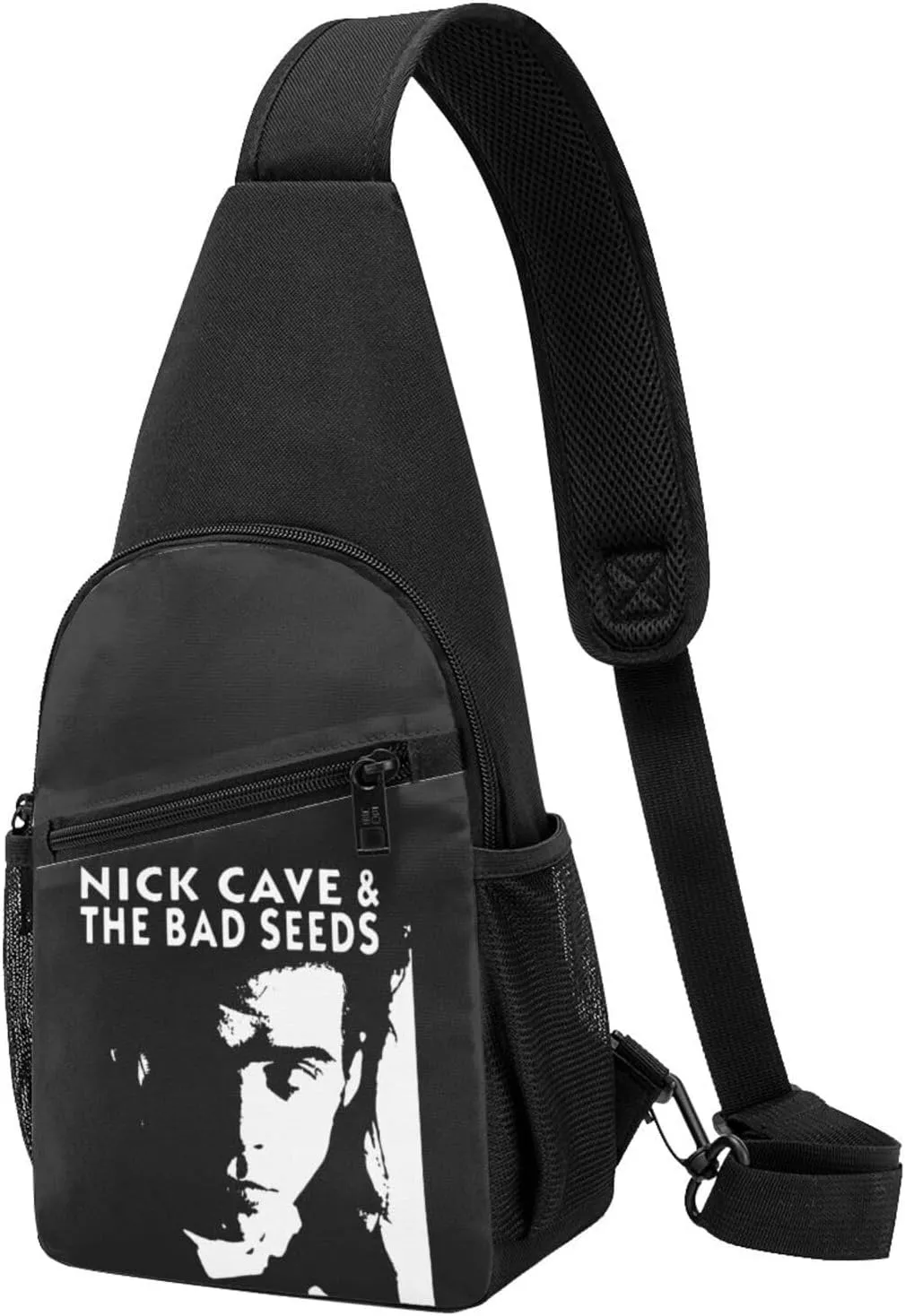 Nick Music Cave Crossbody Bag for Women Men Travel Small Shoulder Bags Waterproof Sling Backpack Hiking Chest Pack