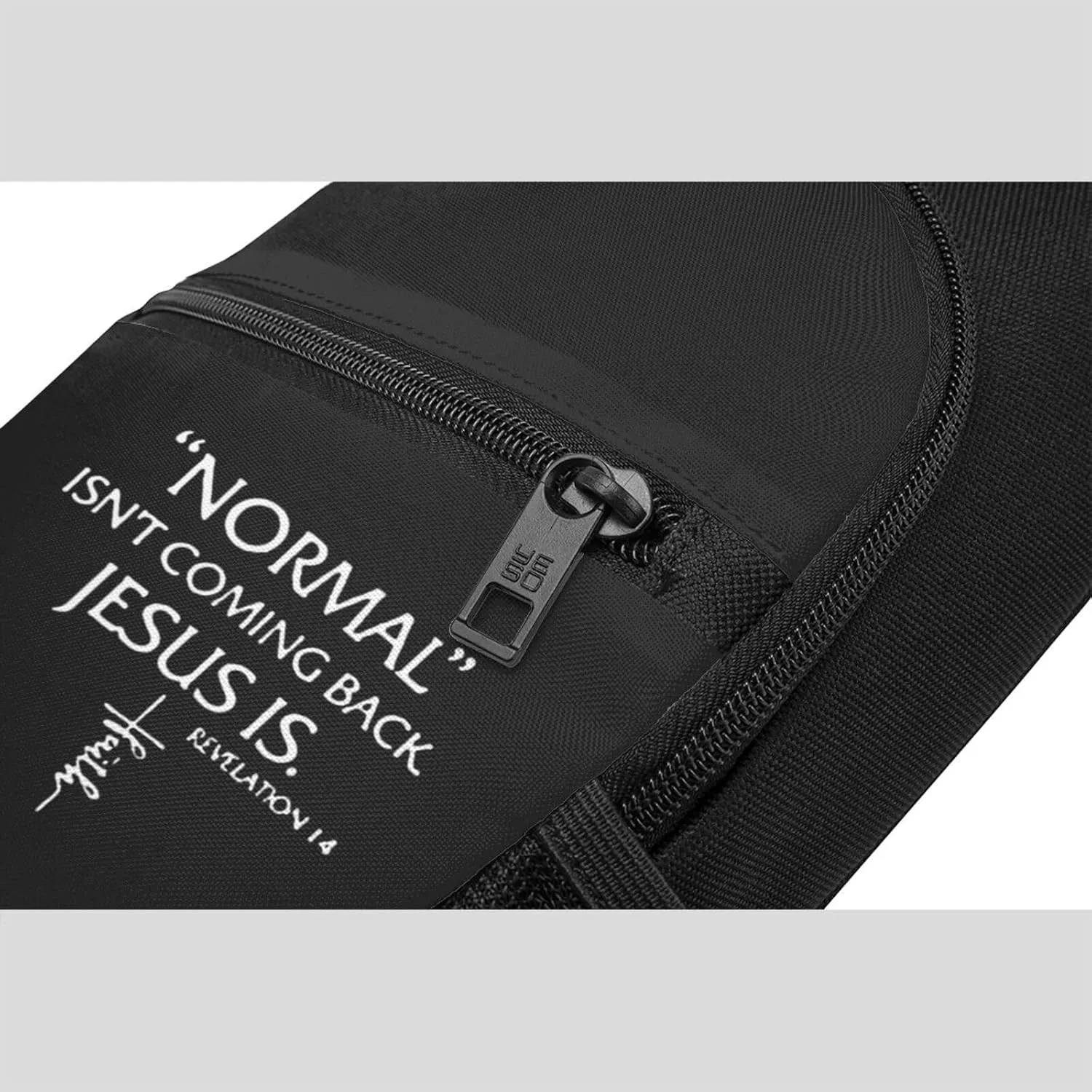 Normal Isn't Coming Back But Jesus is Revelation 14 Chest Pack Leisure Shoulder Crossbody Chest Bag