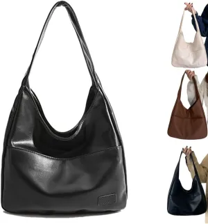 Ooomay Maya - Shoulder Bag,Vegan Leather Trendy Soft Maya Tote Bag,Leather Waterproof Work Soft Tote Bag for Women