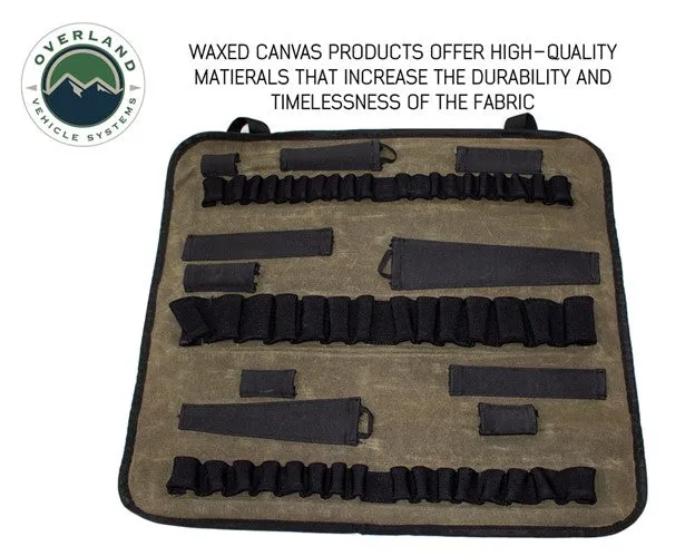 Overland Vehicle Systems Rolled Socket Bag, Waxed Canvas
