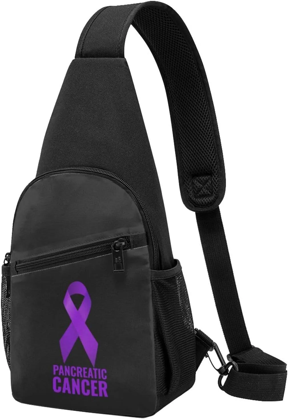 Pancreatic Cancers Chest Pack Leisure Shoulder Crossbody Chest Bag