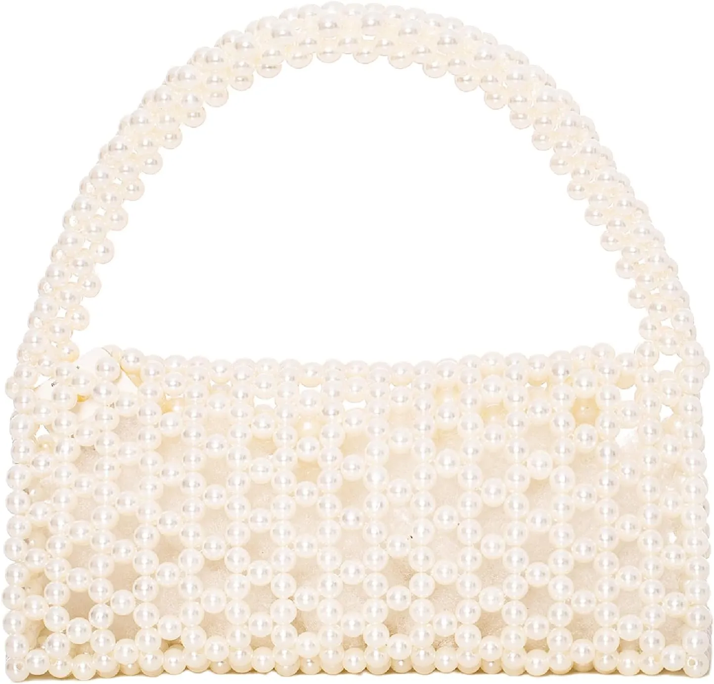 Pearl Bag Clutch Purse Wedding Party Evening Bag For Women With Pearl