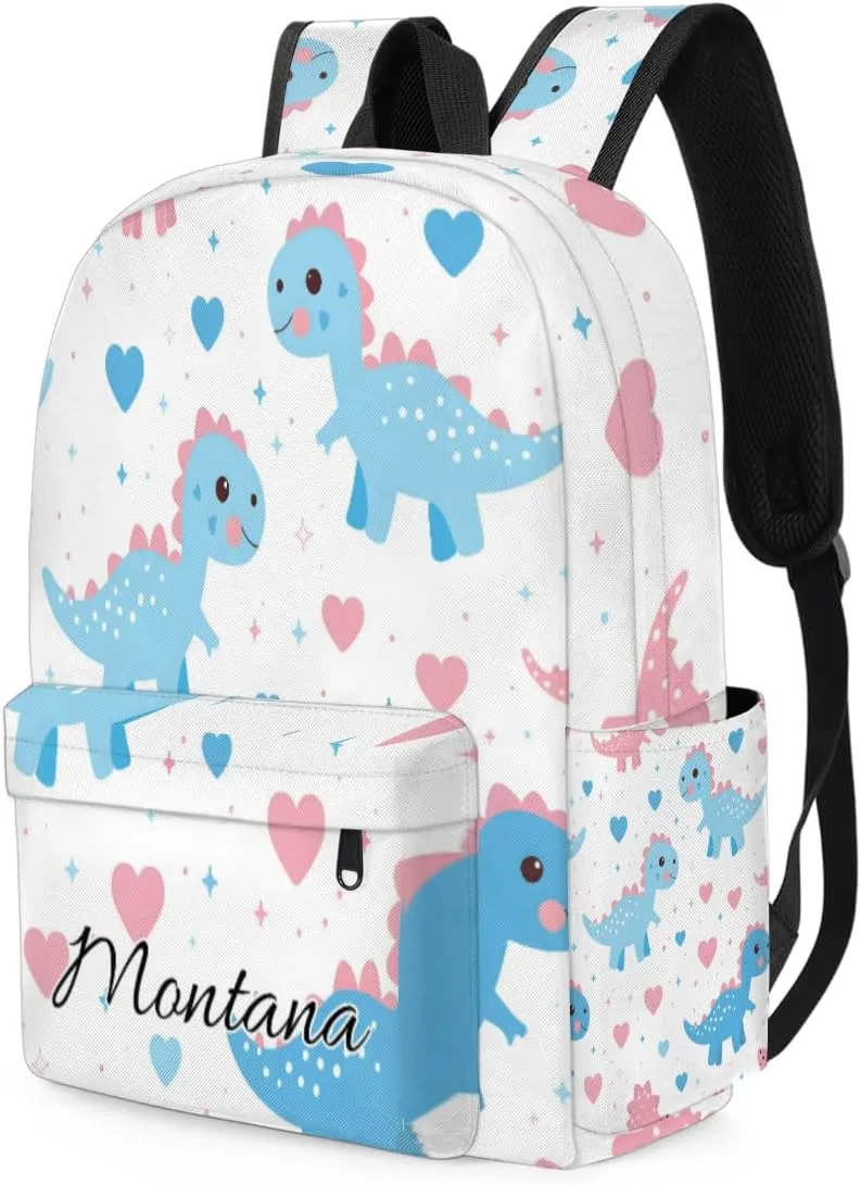 Personalized Kids Backpack for Boys Girls Toddler Perschool Kindergarten Bookbag Child Daycare Travel Bag