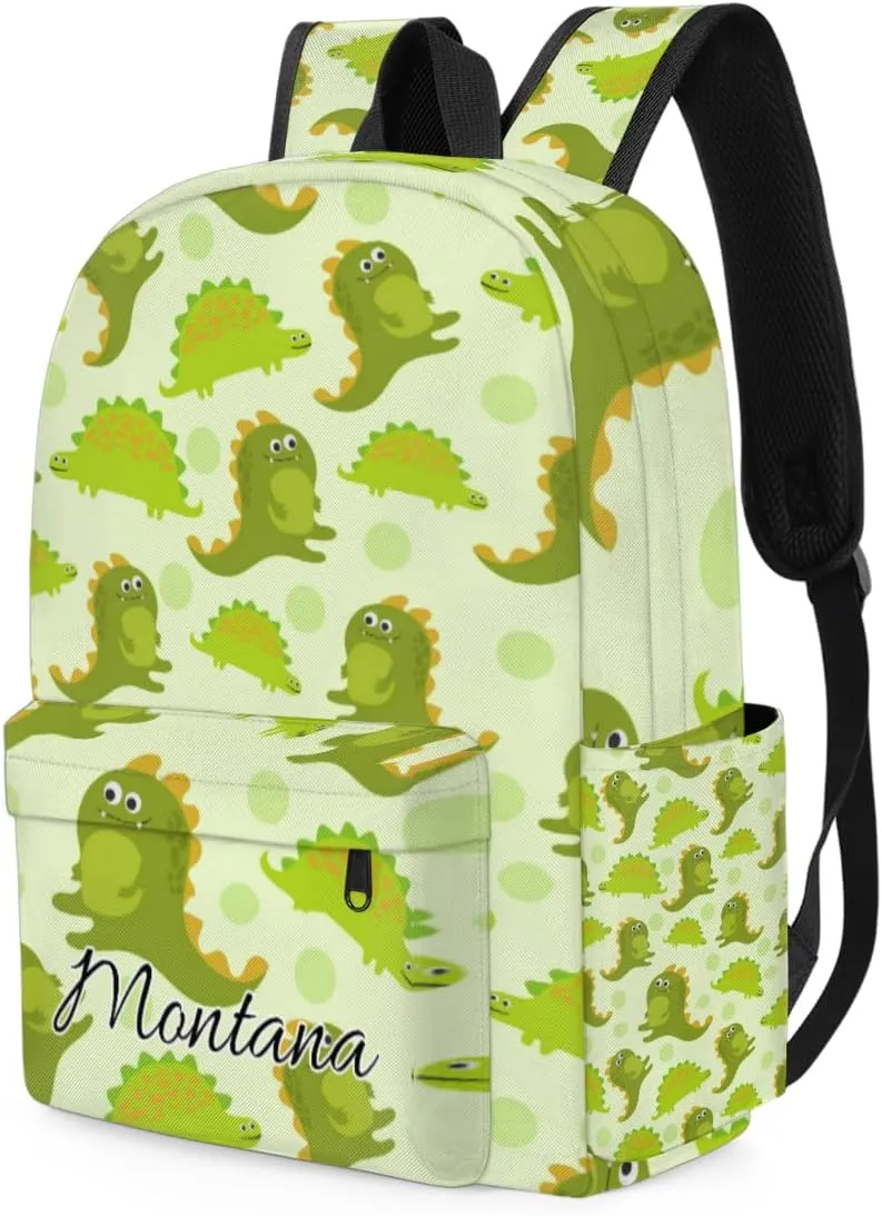 Personalized Toddler Backpack for Kindergarten, Boys Waterproof Preschool Elementary Bookbag Cute Backpack for Kids
