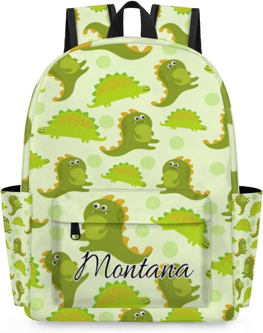 Personalized Toddler Backpack for Kindergarten, Boys Waterproof Preschool Elementary Bookbag Cute Backpack for Kids