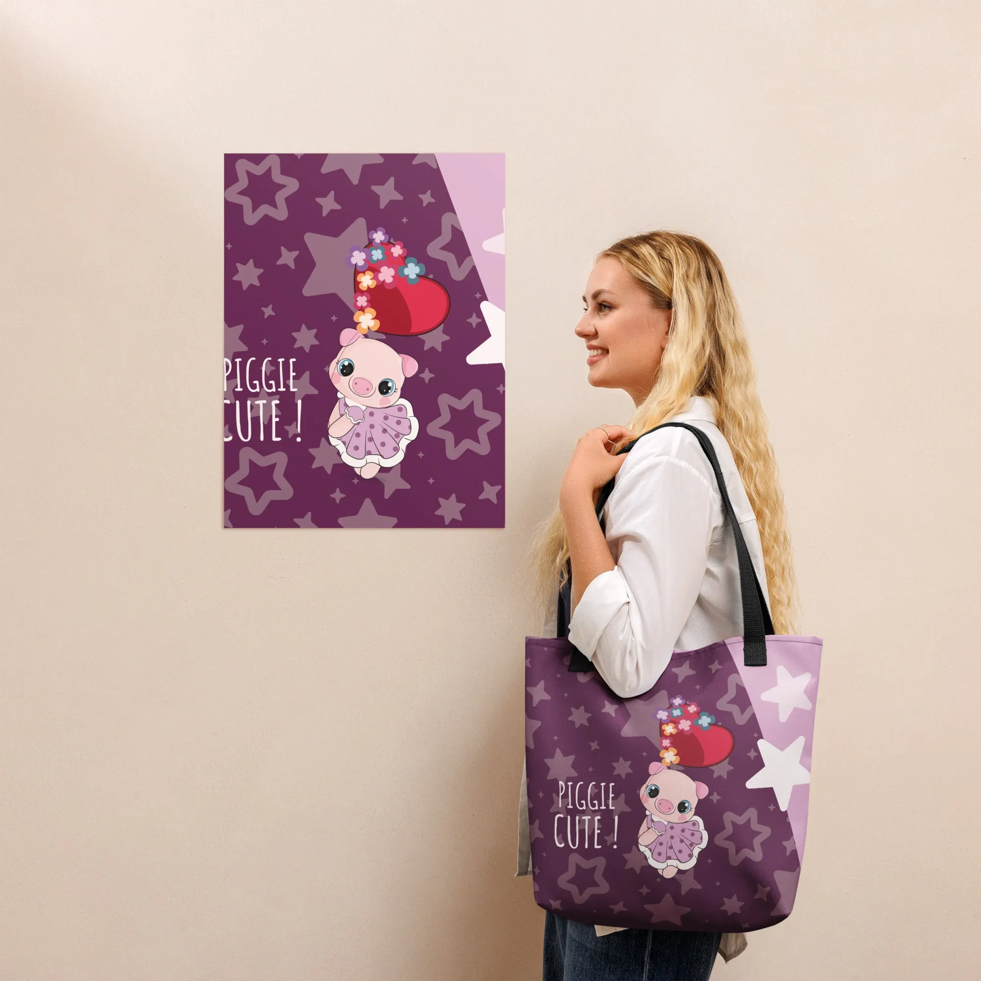 Piggie Cutie Tote Bag