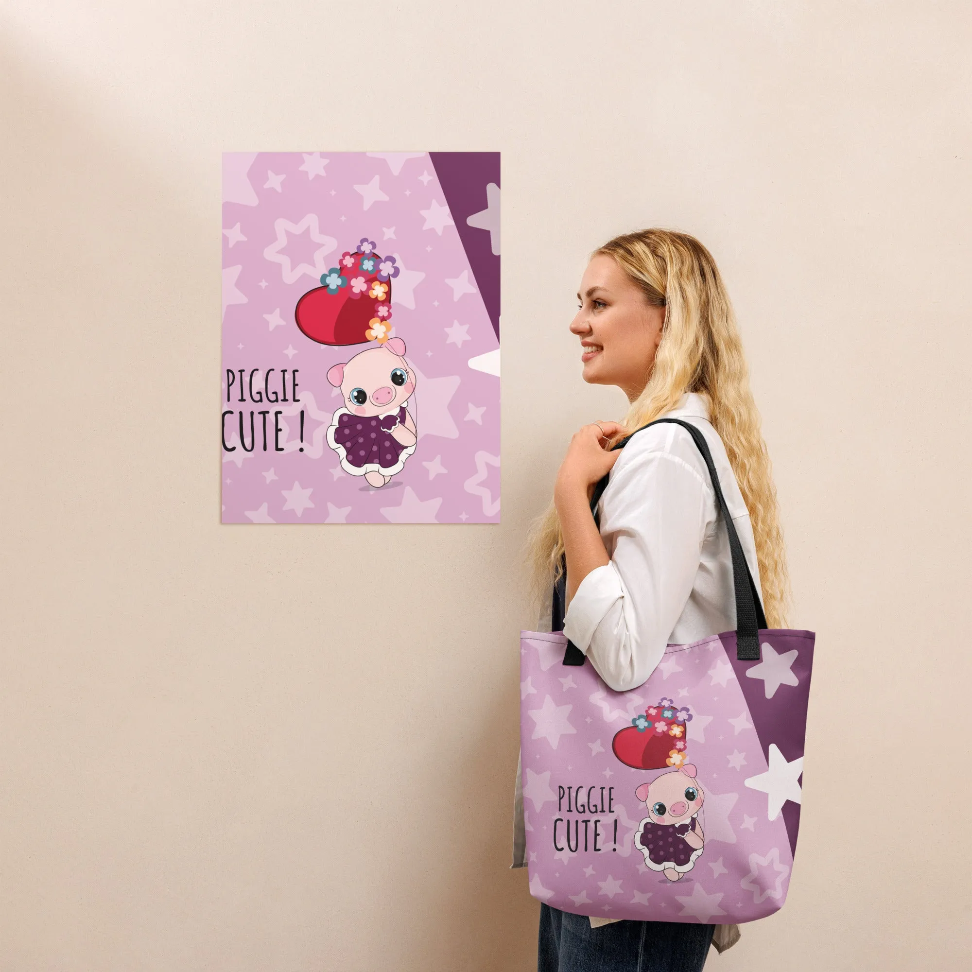 Piggie Cutie Tote Bag