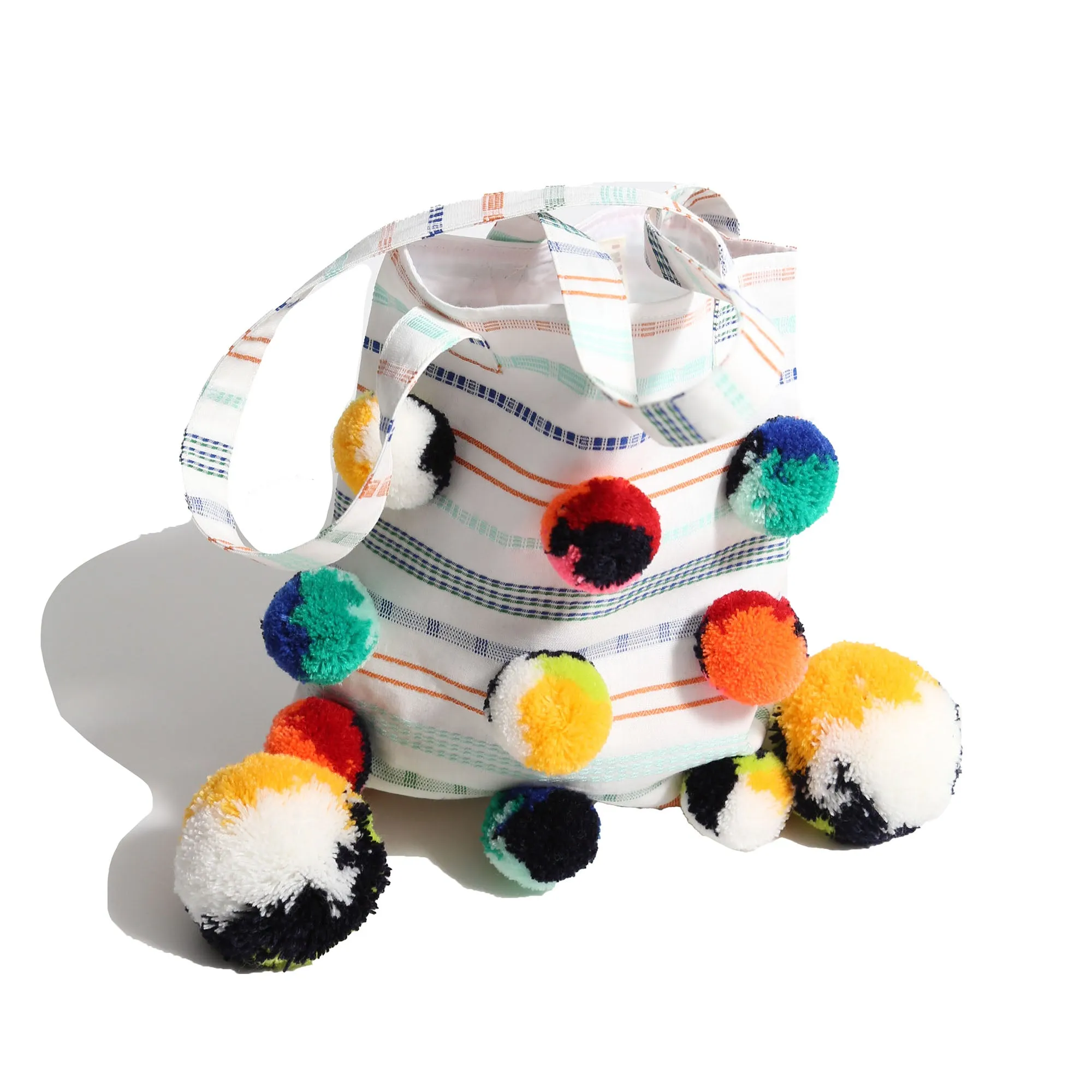 POM POM MESSENGER TOTE