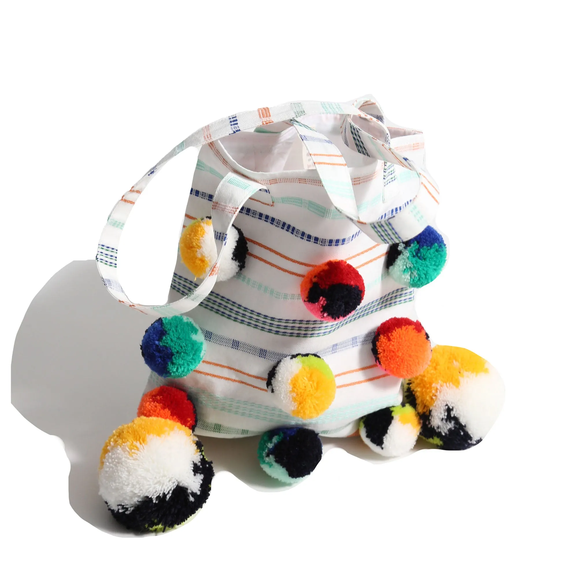 POM POM MESSENGER TOTE
