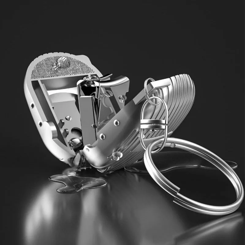 Portable Mini Folding Nail Clippers Keychain
